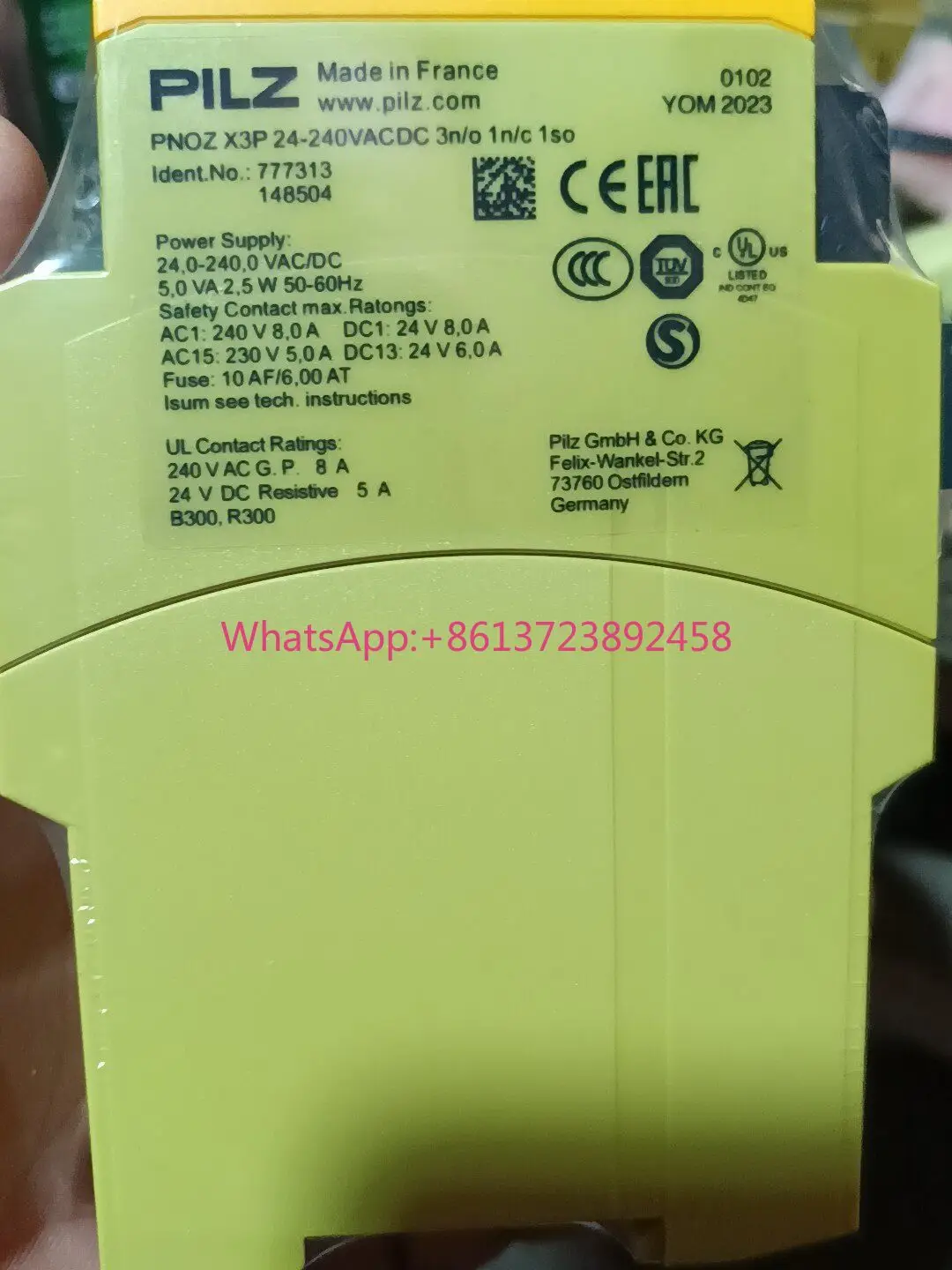 

777313 pilz safety relay X3P high quality