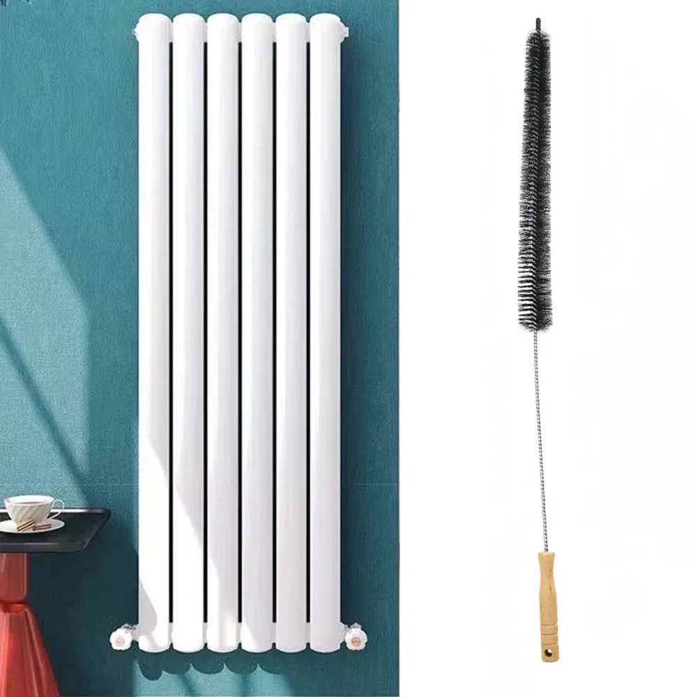Long Thin Radiator Brush with Scratch Resistant PP Bristles for Cleaning Radiators Air Conditioners Vents and Other Tight Spaces