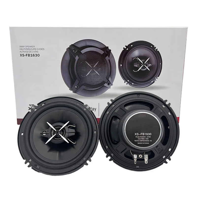 

Хорошая цена, автомобильный стереодинамик, 6 дюймов, 270 Вт, высокое качество, 16 см, коаксиальный аудиодинамик для автомобиля (1 пара динамиков)