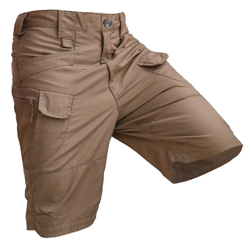 Tactical Shorts Multi-pocket Commuter Waterproof Tear-proof Wear-resistant Tooling Shorts Military Fan Shorts