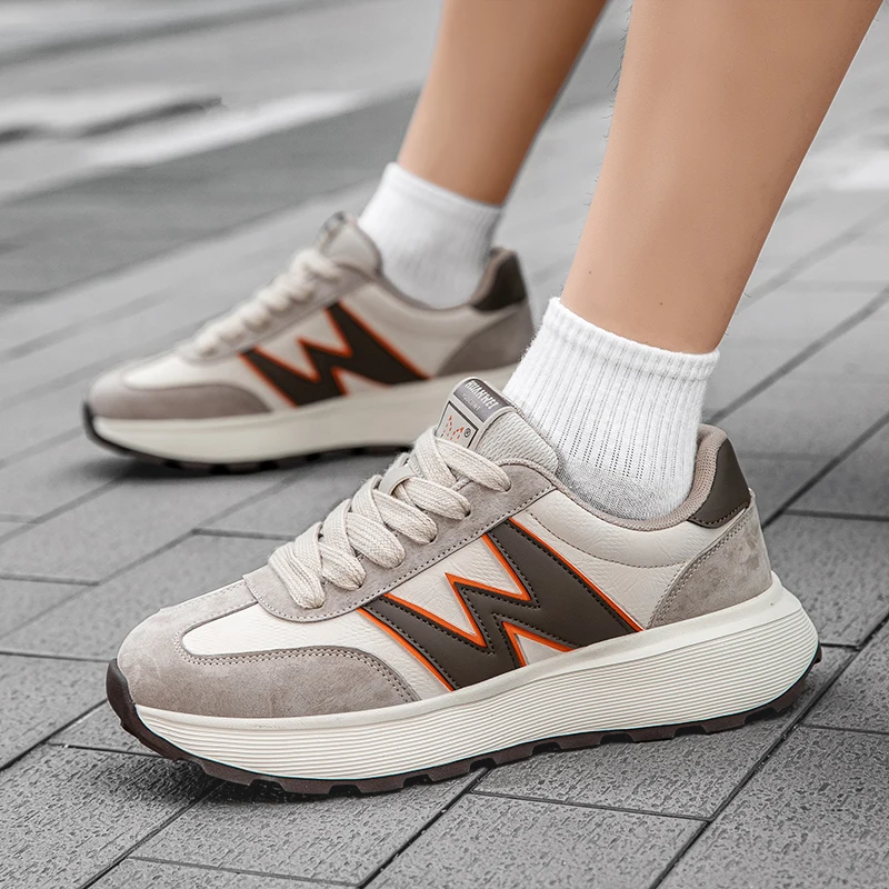 أحذية رياضية للرجال، أحذية جري خفيفة الوزن من ألواح الكربون، ممتصة للصدمات في الشتاء، مضادة للانزلاق، مقاومة للاهتراء، قابلة للتنفس #5