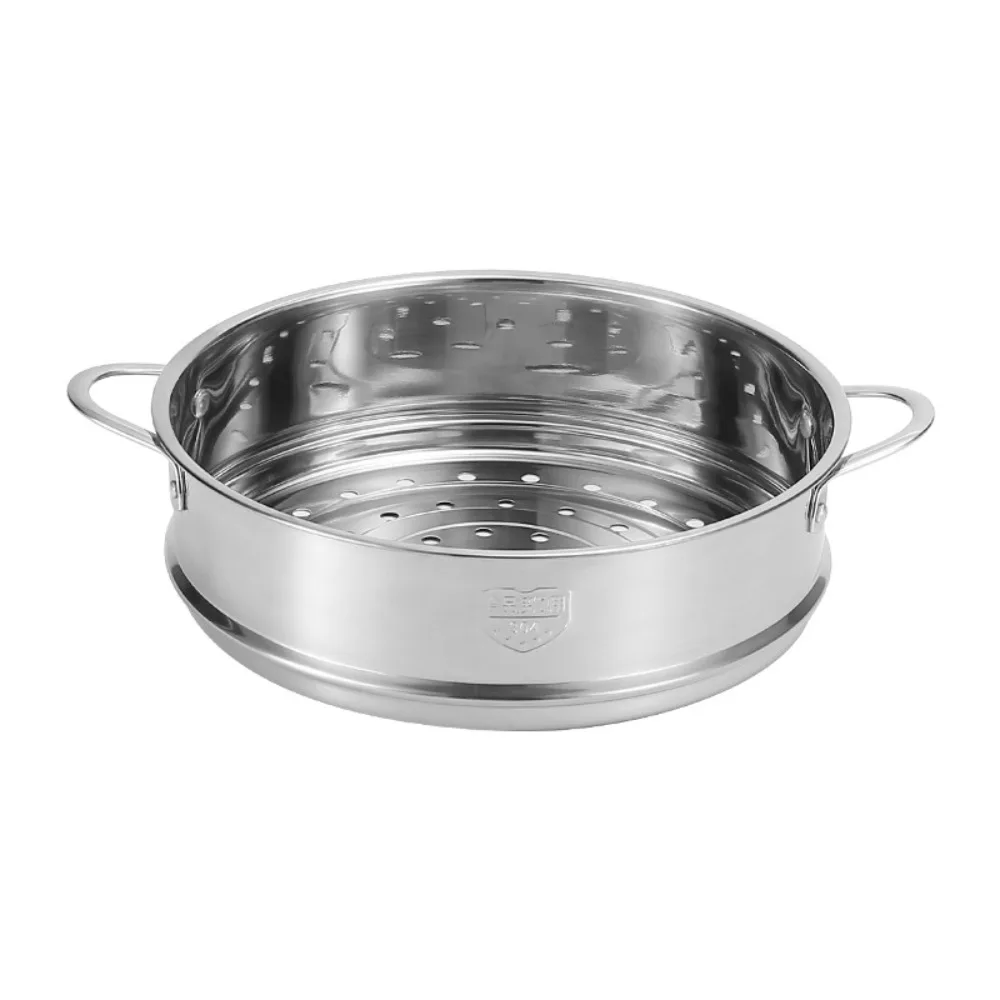 

Stackable Food Steam Rack Thicken Steamed Stuffed Bun Rice Cooker Steamer Pot Durable with Double Ear Egg Tray