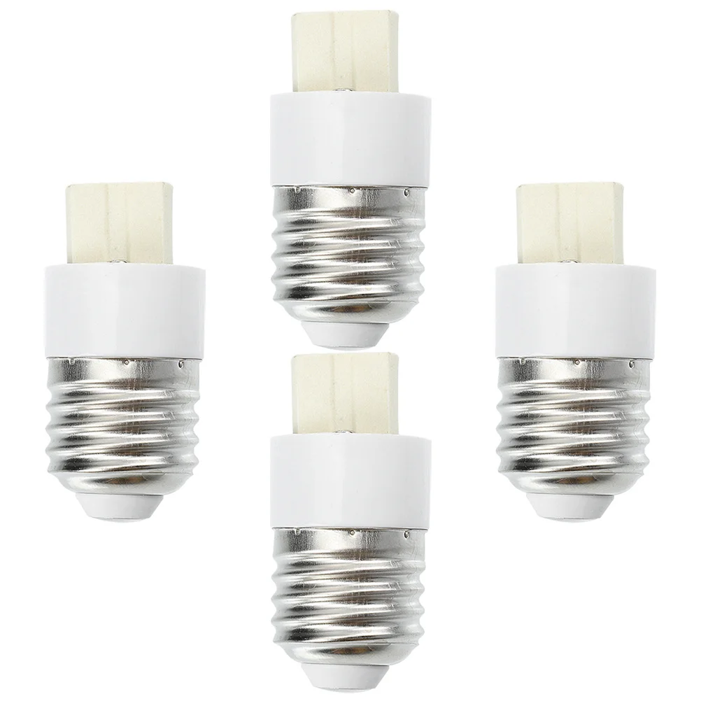 4 قطعة E27 إلى G9 محول المصباح الكهربائي ارتفاع درجة الحرارة مقاومة مصباح محول مأخذ التوصيل لتركيبات الثريا قلادة LED