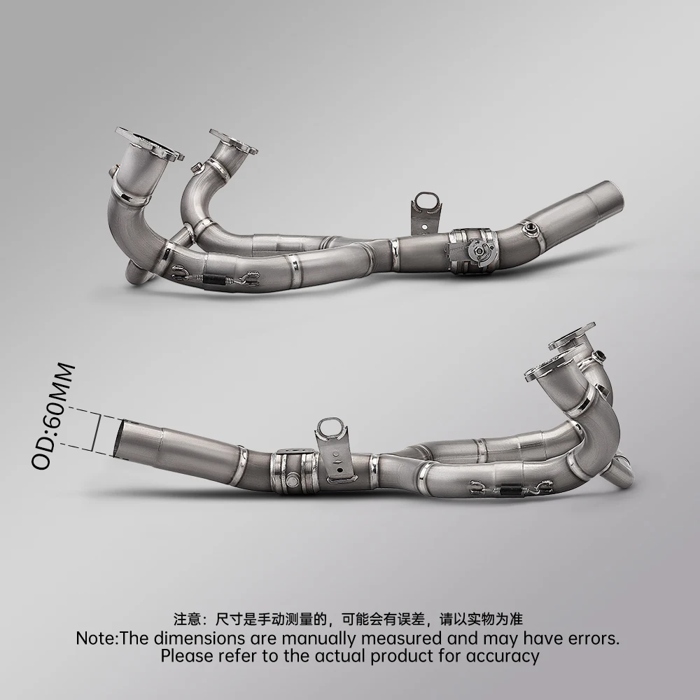 

Motorcycle titanium alloy exhaust system For R1300GS R1300 GS 1300 2024 2025 Front Middle Link Pipe Exhaust Escape