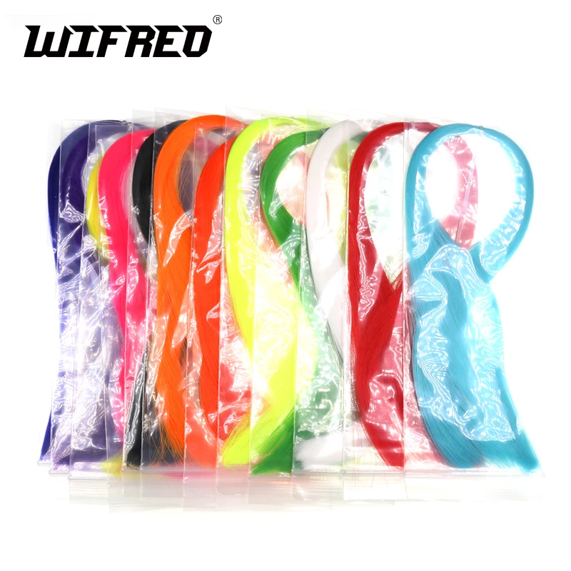 

Wifreo 2Packs Micro Synthetic Fiber For Streamer Sabiki Fly Jig Hooks Bucktail Jigs Fly Tying Material Green Wholesale