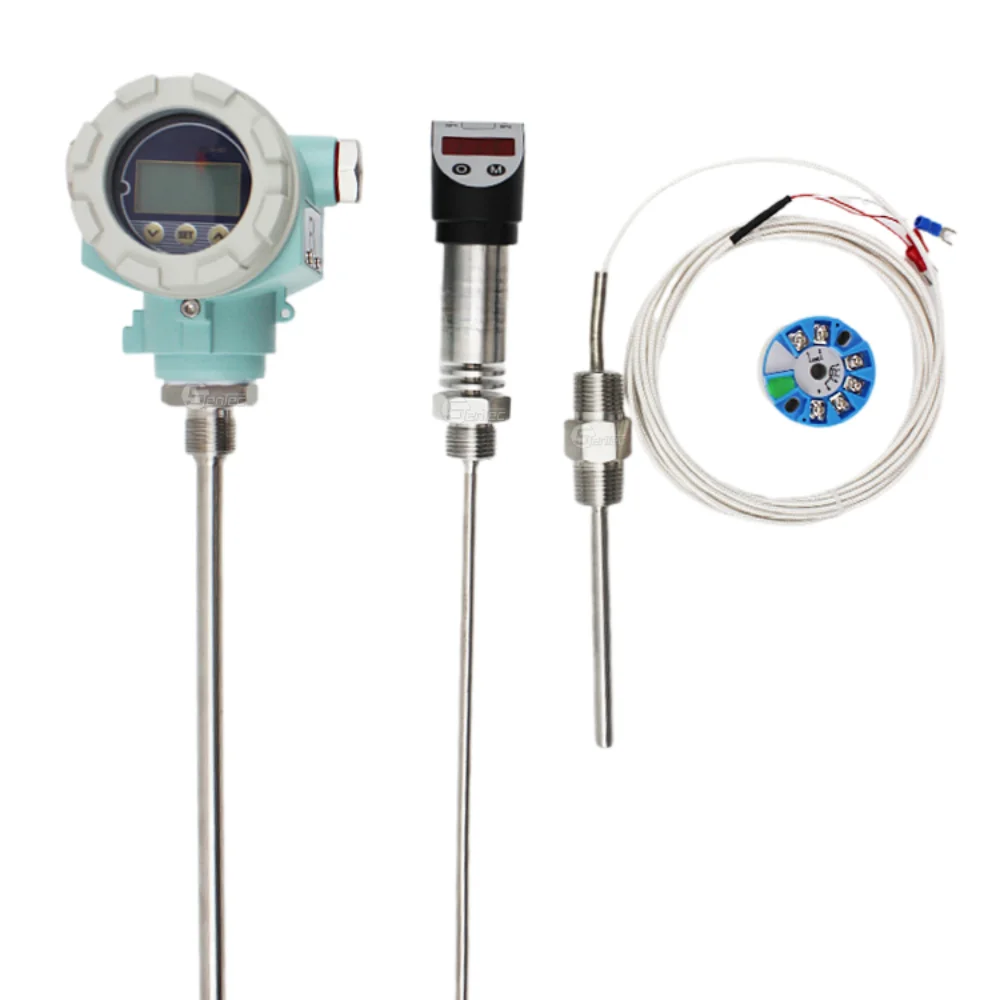 Digital Sensor Temperature Transmitter With Display T/s/k Type Flow Battery Color Thermocouple