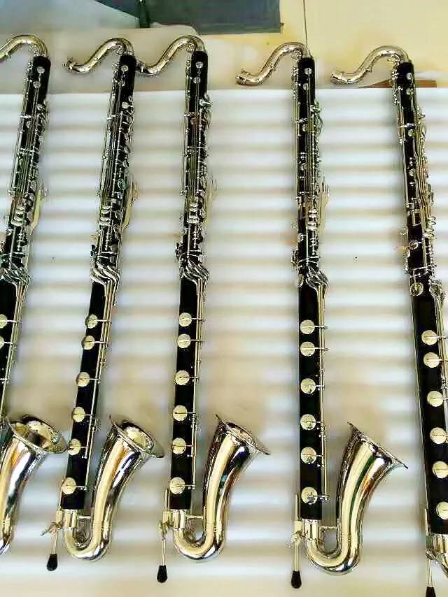 Professional Production of Synthetic Wood Bass Low C Clarinet Instruments