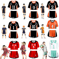 NEW Anime Haikyuu Cosplay Costume Hinata Shoyo 3D T-shirt Karasuno High School Volleyball Tops Kageyama Tobio Teenage Sweatshirt