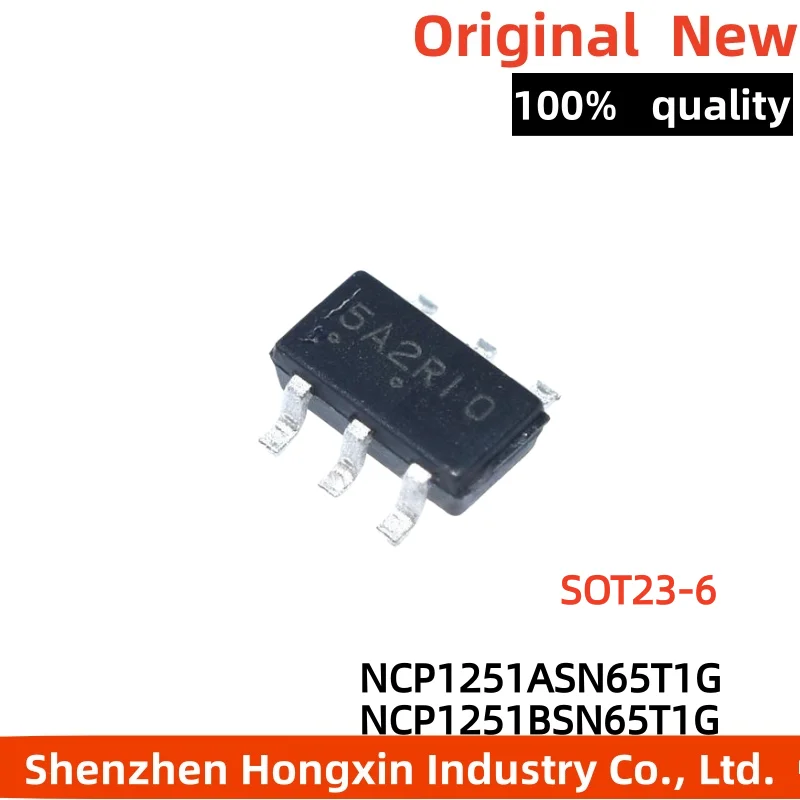 10 piezas de NCP1251 BSN65T1G ASN65T1G 5A2 de arranque con 5AA SA2 SMT SOT23-6 chip de potencia LCD