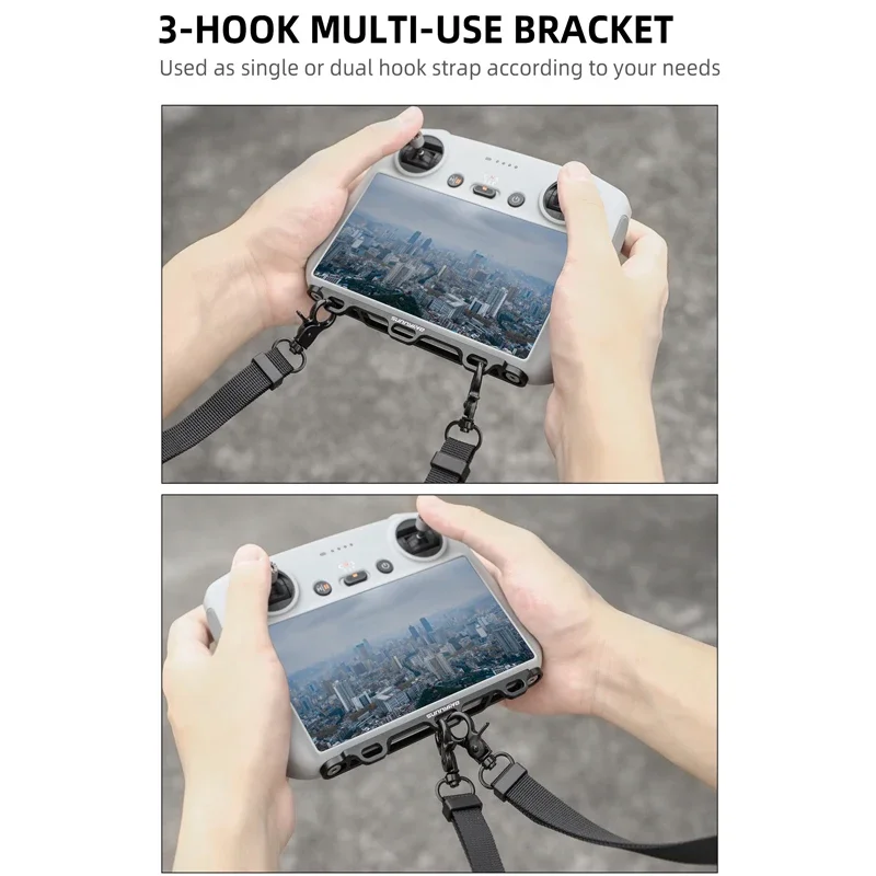 ل DJI RC RC2 التحكم عن بعد مع حزام الشاشة حبال الرقبة الحبل حزام ل DJI Mini 3 3pro /mini 4pro / air 3 3S / الوجه الطائرة بدون طيار