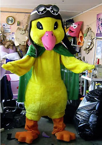 MASCOT DUCK PILOT mascot costume custom fancy costume anime cosplay kits mascotte fancy dress carnival costume196