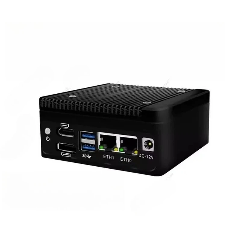 For SZBOX H9 N100 Fanless Mini PC - DDR5 SO-DIMM 2*i226 1000M LAN HDMI2.1 DP1.4 PfSense Firewall Appliance BKHD-ALD-N100