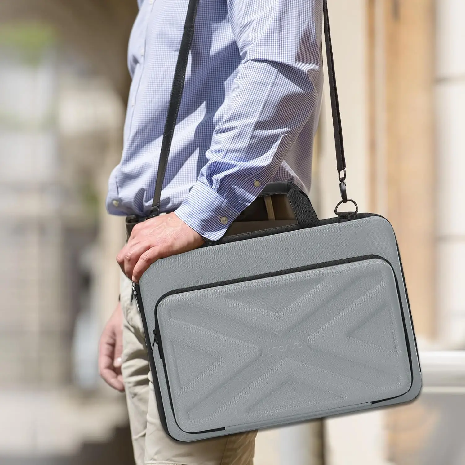 Waterproof Laptop Bag for Macbook Air Pro 13 14 15 16 17 inch HP Dell Asus Hard Shell Laptop Case Notebook Handbag Briefcase