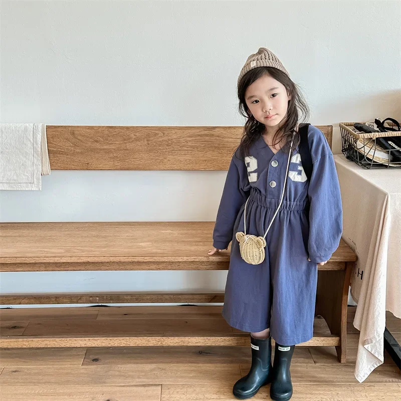 

2024 Spring New Children's Jumpsuit Baby Girl Long Sleeve One Piece Clothes Pants Boys Fashion Romper Korean Style Kids Overalls