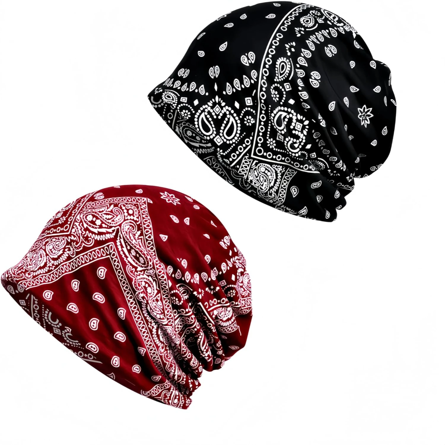 Gorro turbante holgado cálido, elegante y increíblemente suave para mujer: una opción cómoda y acogedora para gorras de quimio también doble como