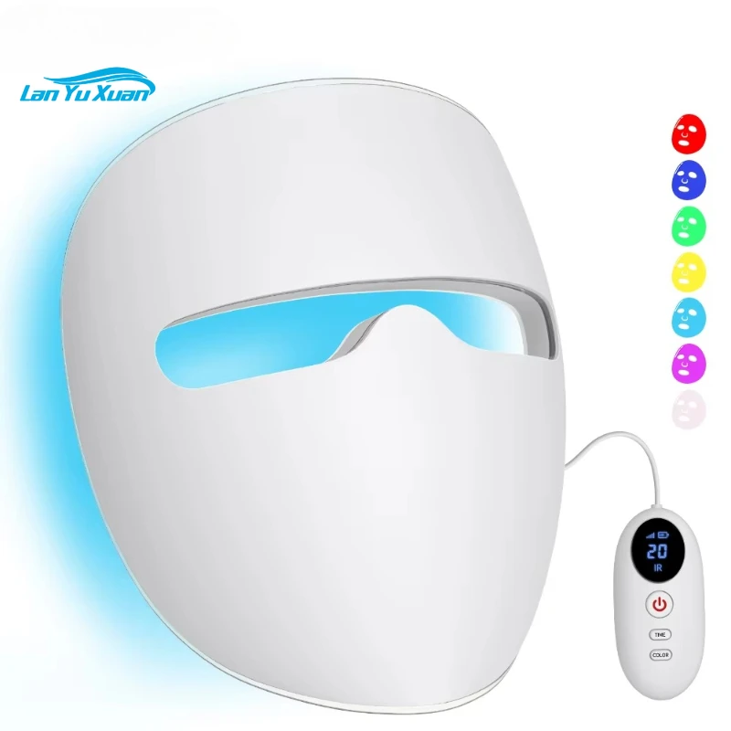 

New Trend Light Treatment 7 Wavelengths 800mAh Battery Led Facial Masks for Home Use Spa