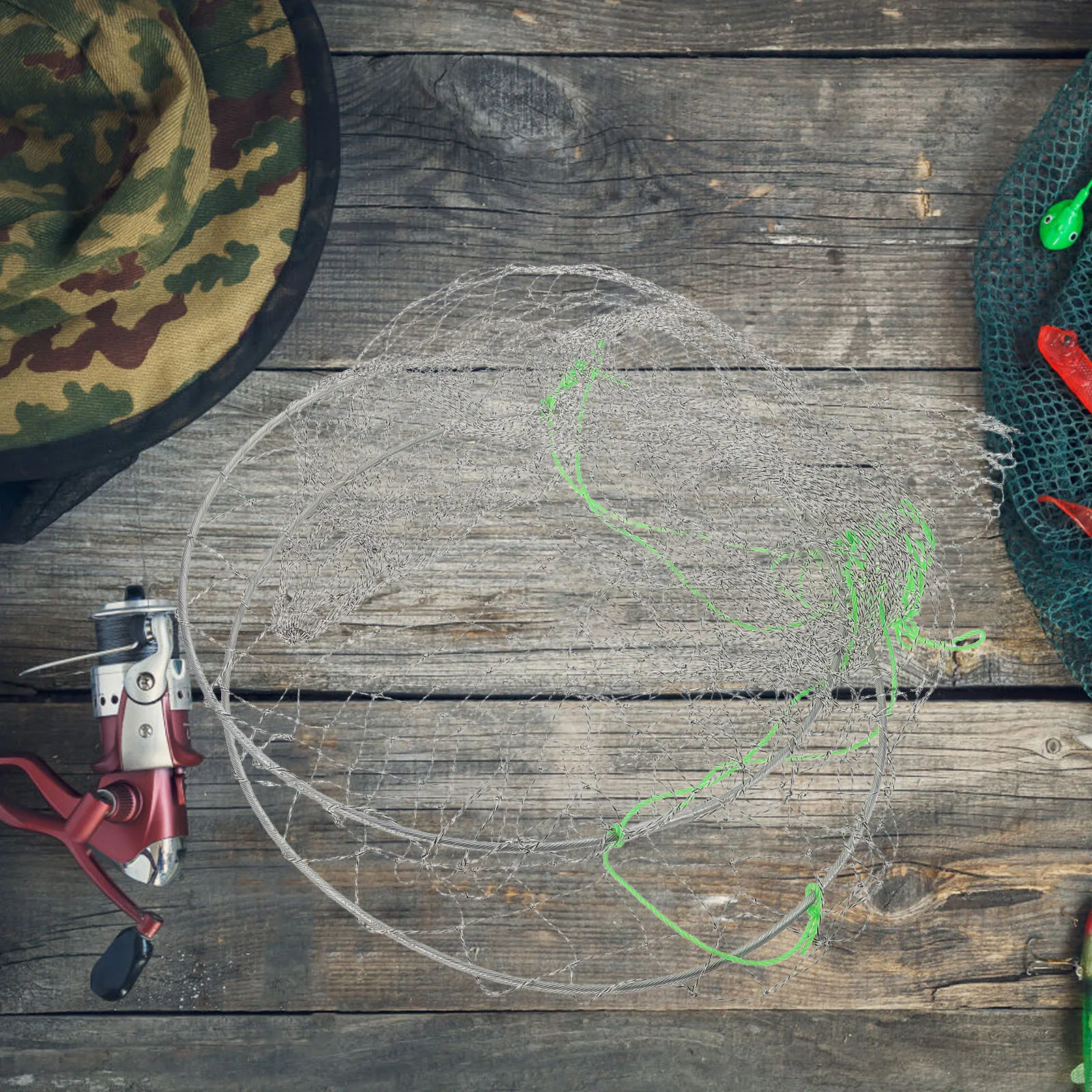 

1 set 1 Set Crabbing Net Shrimp Trap Crawfish Cage Net For Fish Carp Fishing Crab Cages For Crabbing Tool Outdoor Fishing Gear