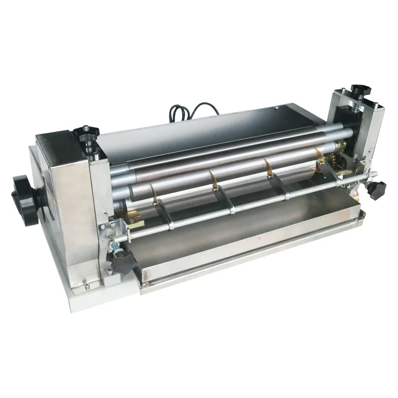 JS-720B Electric Automatic Paper Gluing Machine For Gift Box And Cartons Hot Melt Glue 720mm Width