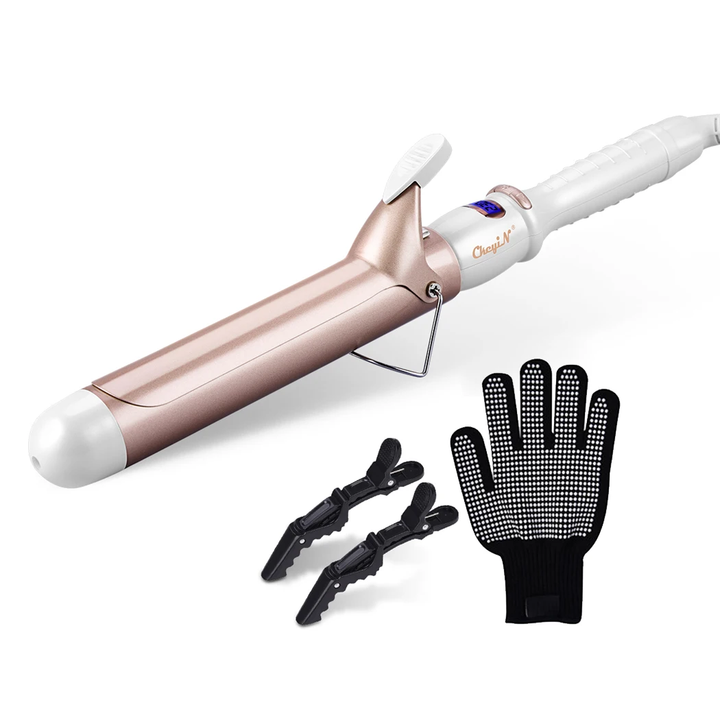 

CkeyiN 32mm 38mm Electric Hair Curler for Women Professional Ceramic Curling Iron Adjustable Temperature Hair Styling Tool