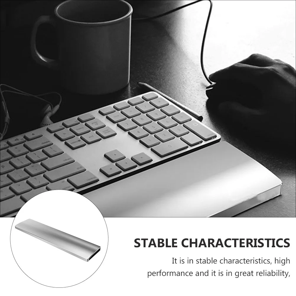 

Aluminum Alloy Mechanical Keyboard Wrist Rest Ergonomic Non Silicone Pad Heavy Duty 20kg Pressure Resistant for Laptop