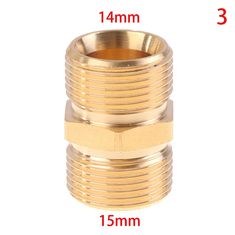 Hochdruckreiniger-Schlauchverlängerungsanschluss-Adapter, M22 14 mm und 15 mm Außengewinde, Innenschlauch-Kupplungsadapter für Power Washe – Detail 5
