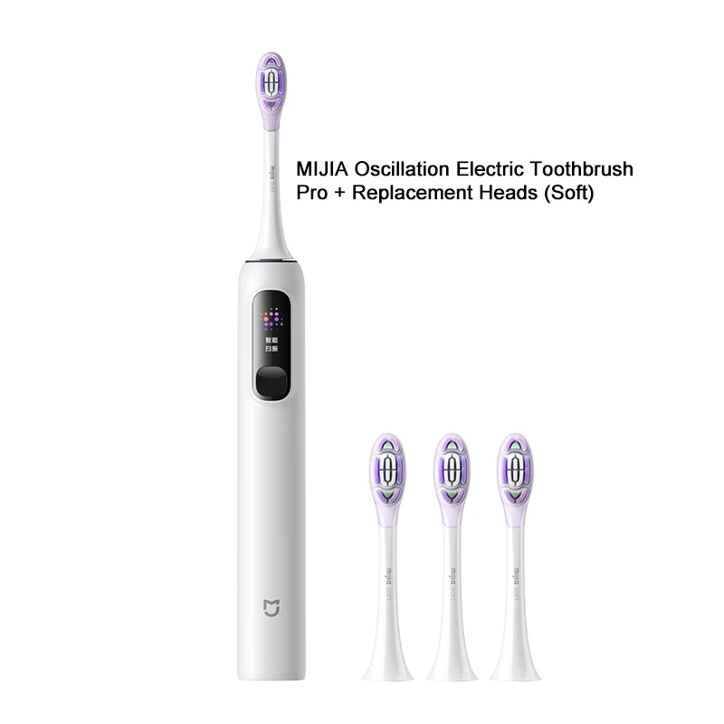 MIJIA Sonic Vibration Electric Toothbrush Pro,Smart 4 Modes, Long Battery Life, IPX8 Waterproof,LED Screen & Travel Lock image 3