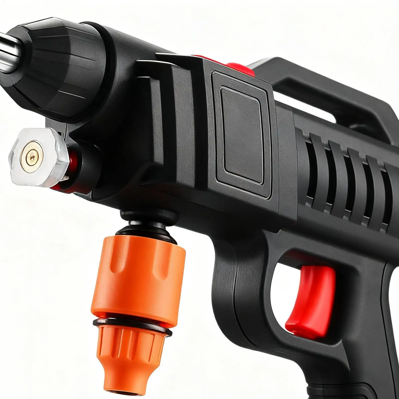 غسالة الضغط المحمولة أداة التنظيف اللاسلكية قابلة للشحن جهاز تنظيف يعمل بالضغط العالي مع خرطوم 16.4 قدم للسيارة حديقة المنزل في الهواء الطلق