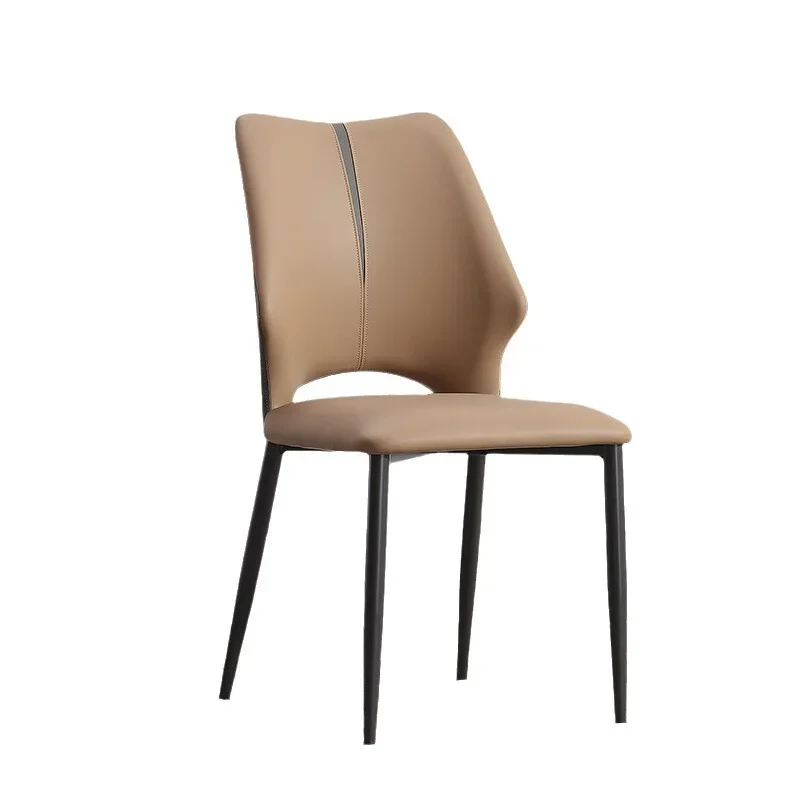 

Italian, minimalist, leather art, dining chair, Scandinavian, home, back chair, casual, creative