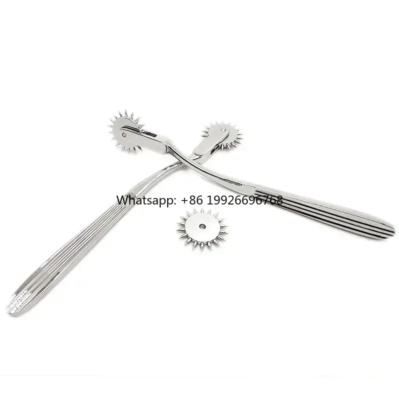 

Fast Shipping Gear Roller Rolling Wartenberg Wheel Pinwheel Fetish Neurological Medical Diagnostic Pin Wheel Reflex Nerve Impact