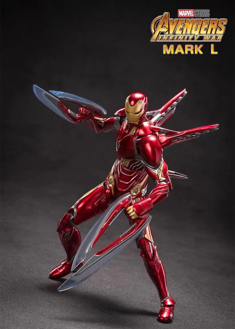 MK50 Iron Man action figure, Marvel Avengers 3-in-1 model display set, deluxe edition, classic Iron Man MK3,