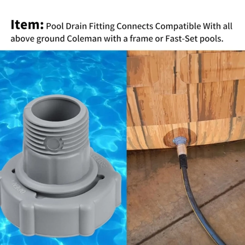 สระว่ายน้ำท่อระบายน้ำเชื่อมต่อ Fit สำหรับสระว่ายน้ำสำหรับ 1.5 นิ้วท่อน้ำสวนท่อ P6A1420 Dropshipping