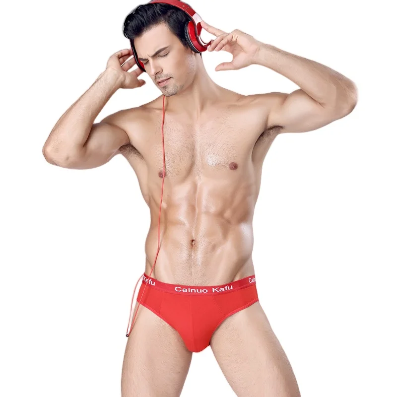 

Elastic Underwear Man Comfortable Seamless Underwear Plus Size Milk Silk Triangle Pants Fashion Sexy Mid Waist Breathable Briefs