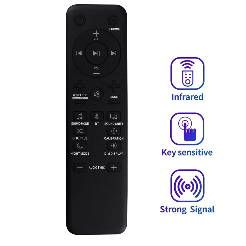 AT59 Replace Remote Control for JBL BAR/2.1/3.1/5.1 BAR 2.1 Sound Bar, BAR 3.1 Sound Bar, BAR 5.1 Sound Bar