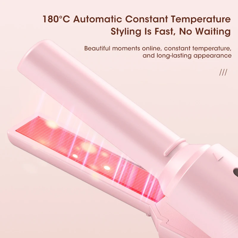 Portable Wireless Electric Hair Brushes Heating Straight Curly Negative Ion Hot Straightener Comb USB Plug in Home Travel Women