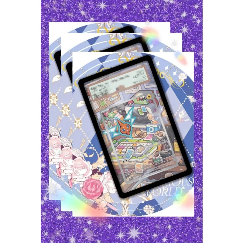 expositor-de-arte-para-cartao-pokemon-rotom-ptcg-chaveiro-colecionaveis-de-jogos-de-anime-merchandising-de-anime-estojo-protetor-de-acrilico-brinquedos-presente