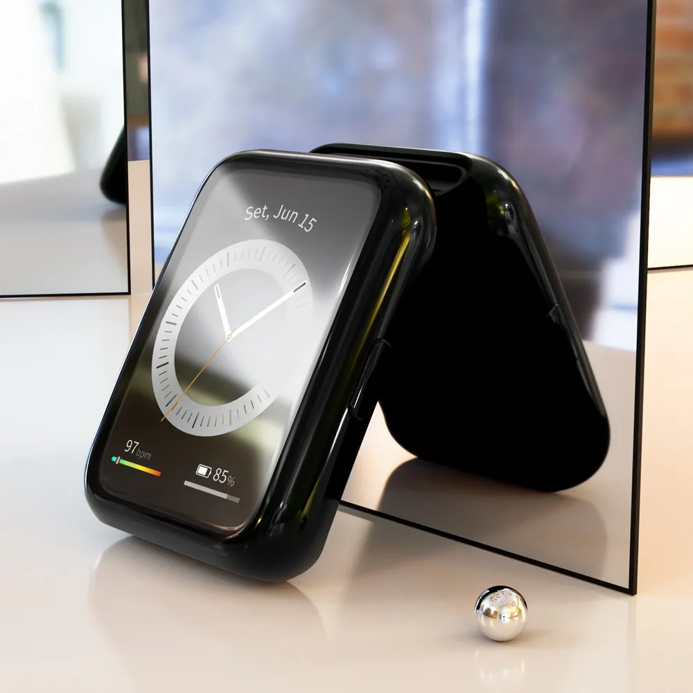 TPU Screen Protector Smartwatch Full Coverage Full Protective Case Shockproof Clear Translucency for Watch Fit 2