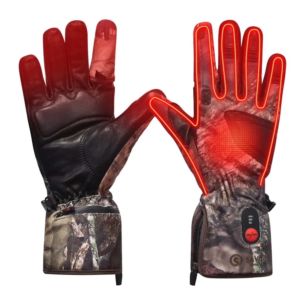 Winter Thermische Handschuhe Männer Mit Akku Frauen Elektrische Beheizte Handschuh Für Jagd Angeln Arbeit Military Camouflage