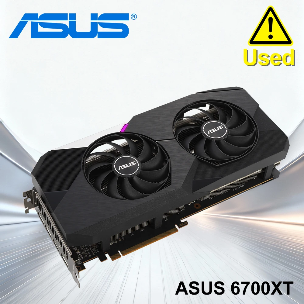 

ASUS DUAL-RX6700XT-12G 16000MHz GDDR6 12GB PCI Express 4.0 1×HDMI 3×DisplayPort Graphic Card