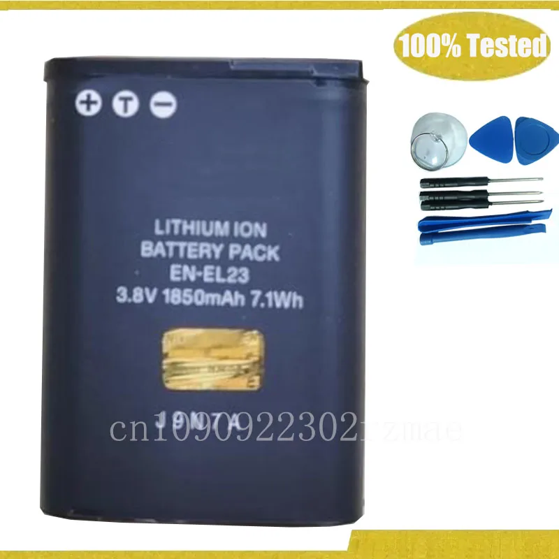 

Аккумулятор EN-EL23 ENEL23 1850 мАч для камеры Nikon Coolpix B700 P600 P610 P610s P900 P900s S810c для камеры Nikon EN-EL23