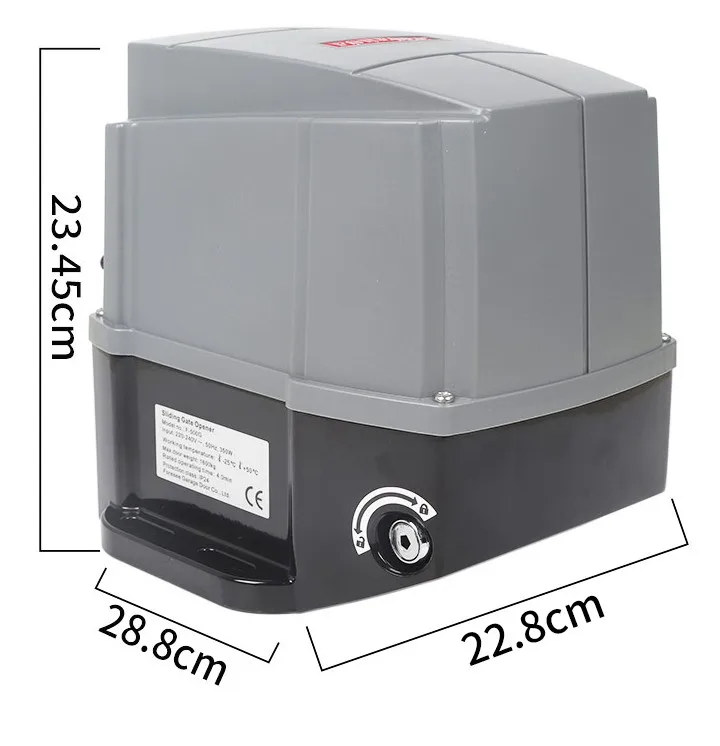 1600KG Automatic Sliding Gate Operator of AC220V/110V Motor as Door Closer gate motor engine