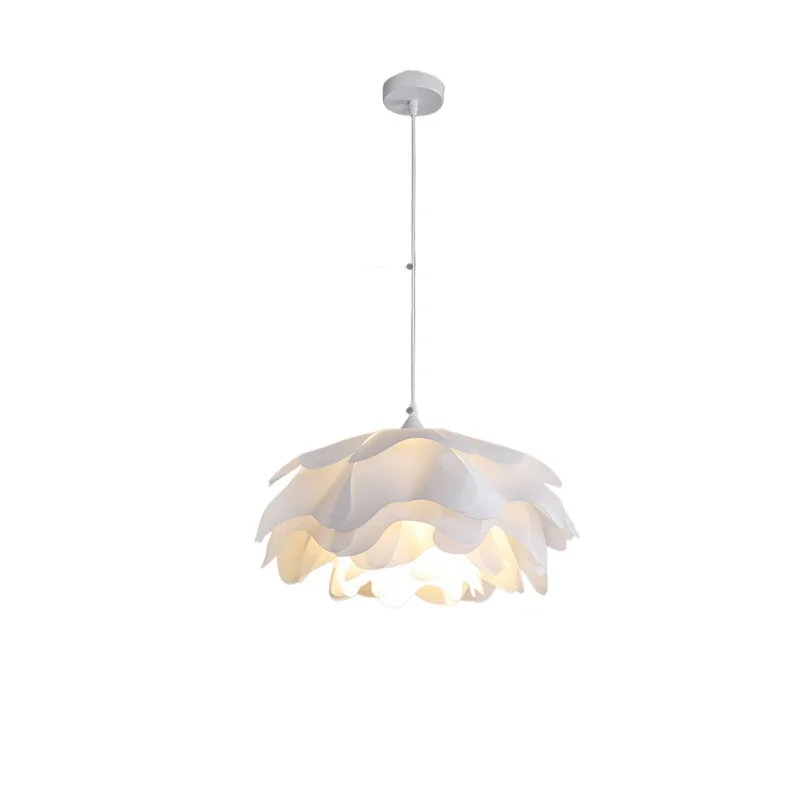

Cream wind bedroom chandelier modern minimalist Nordic creative peony study dining room light