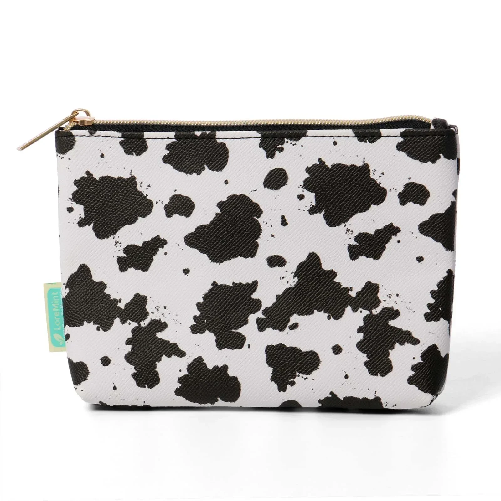 3Pcs Travel Wash Bag Set Cow Print Clear Cosmetic Organizer Waterproof Makeup Pouch Makeup Brush Storage Bag Portable Toiletry Bag for Women