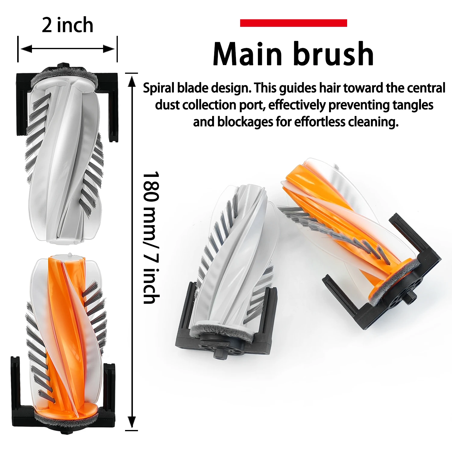 For DJI ROMO A/ROMO P/ROMO S Robot Vacuum Accessories Main Brush HEPA Filter Mop Pad Side Brush Dust Bags Replacement Parts view 2