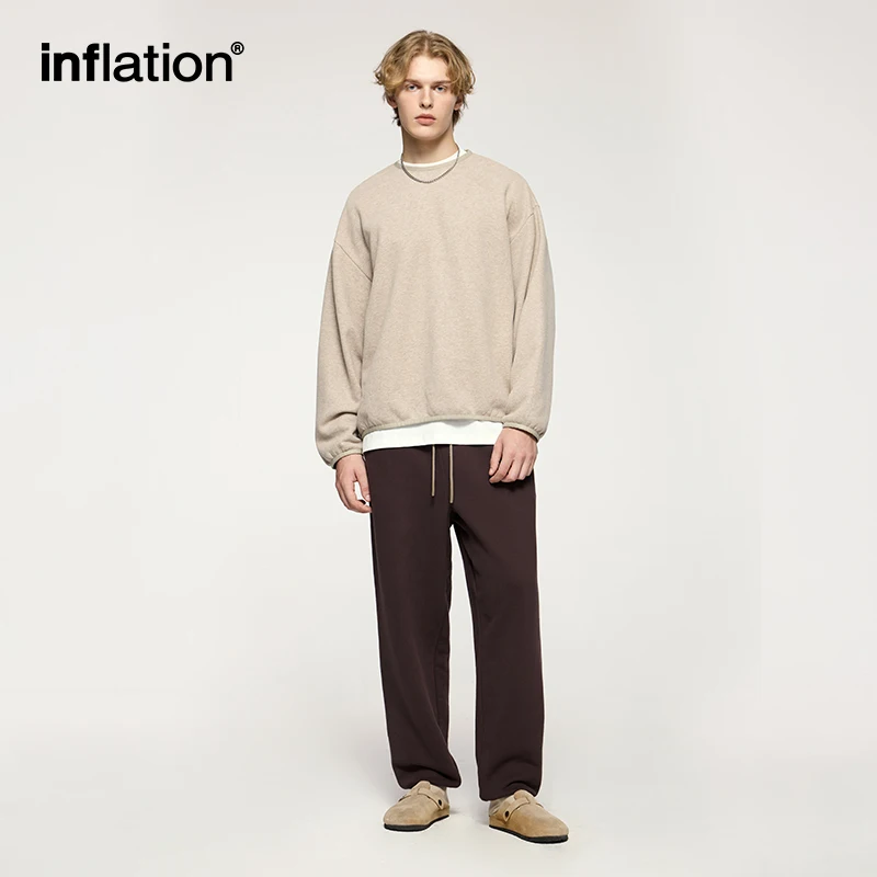 INFLATION Premium Cozy Joggers Pants  Unisex Basic Comfortable Relaxed Fit Joggers