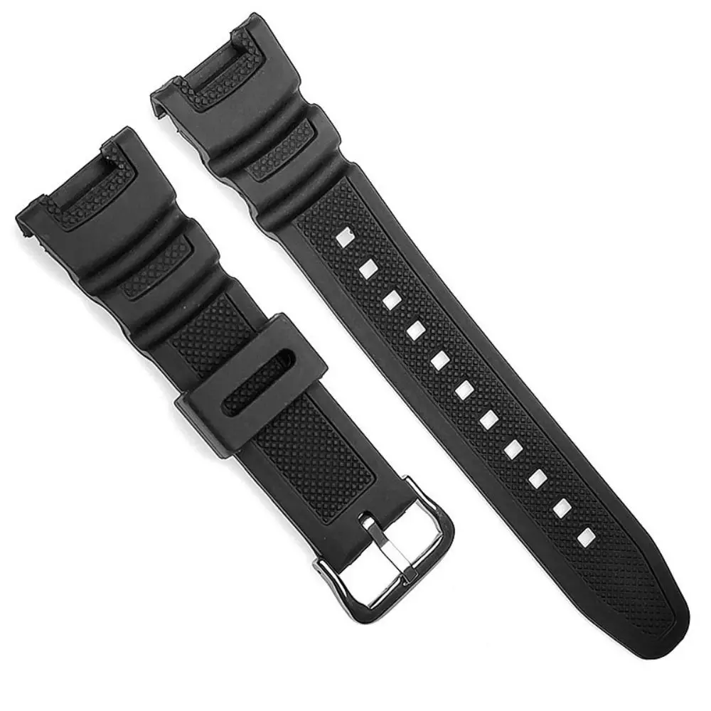 Sports Silicone Strap Universal Pin Buckle Men Women Soft Watchband Watch Band for C-asio G shock SGW100 Watch Accessories