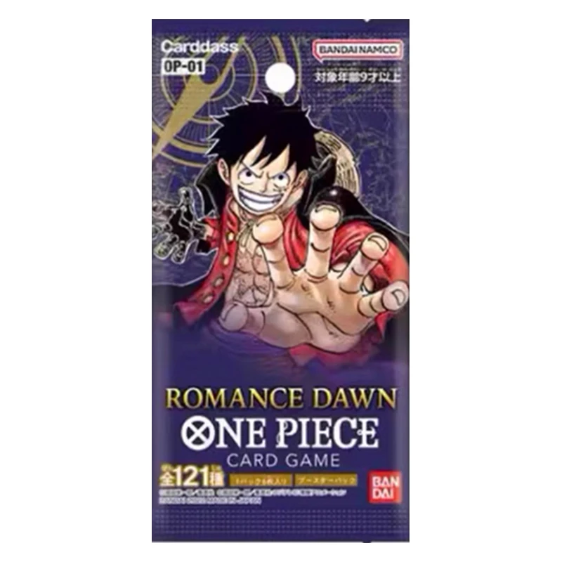 반다이 오리지널 원피스 일본 OP01-OP08 보충 팩 풀 시리즈 OPCG EB-01 PRB-01 애니메이션 컬렉션 카드 게임 장난감 선물
