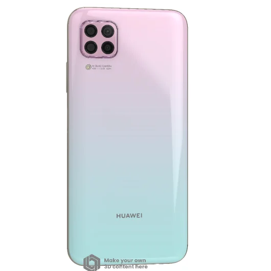 Globa version,Huawei-P40 Lite Mobile Phone, Dual 4G, JNY-LX1, 128GB, No Google Play, 6.4 ", 4 Camera Smartphone, Global Version