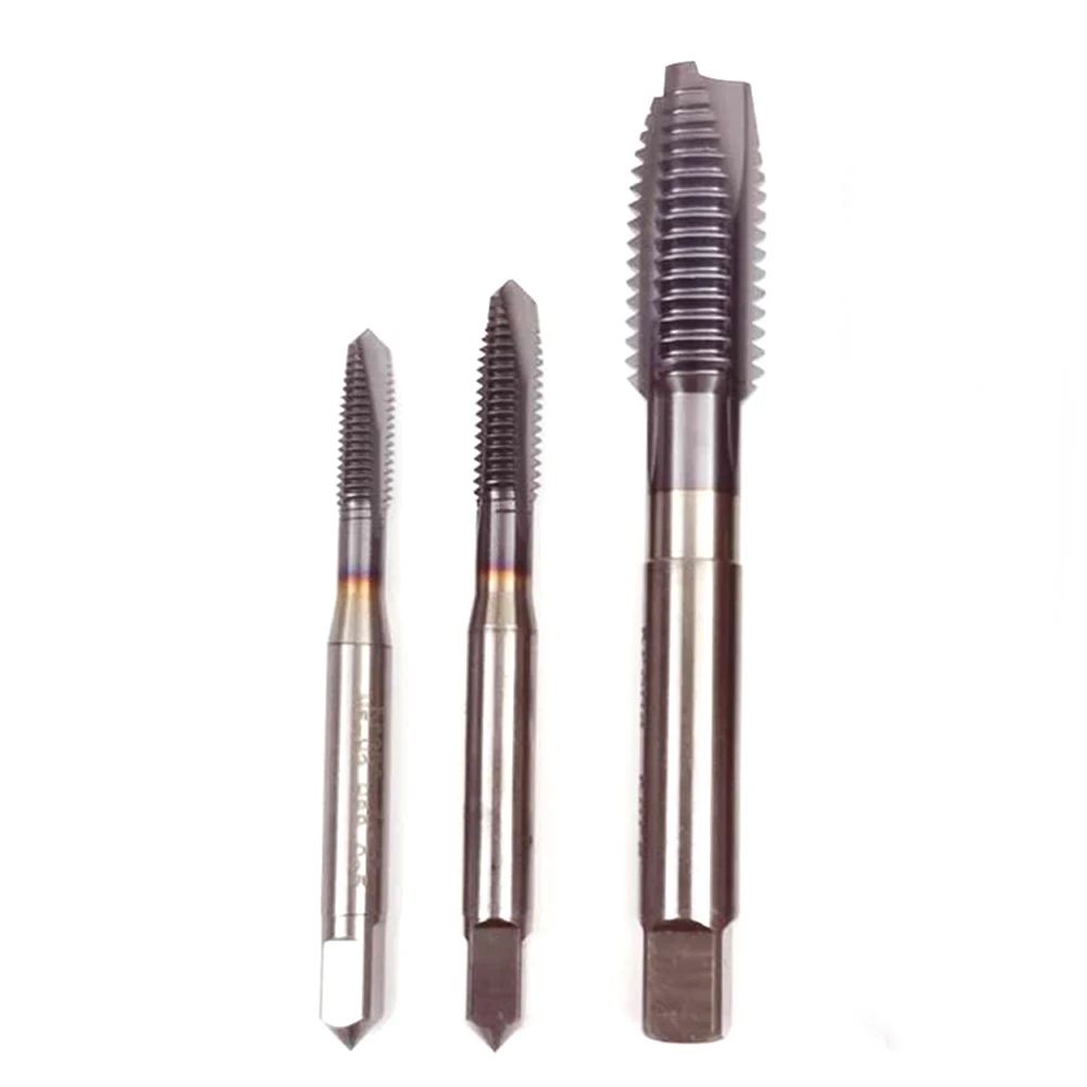 Right Hand HSS-CO Metric thread Machine Spiral Flute taps Ticn Straight pointed tap M2 M3 M4 M5 M6 M8 M10 M12 M14 M16 M18 M20