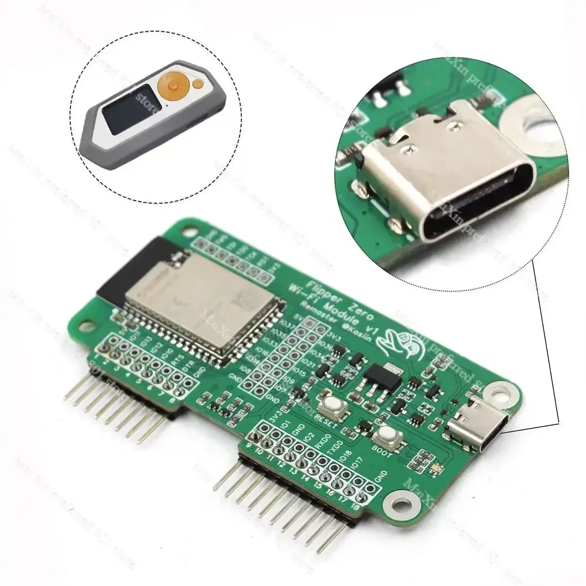 Applicable to Flipper Zero Wi-Fi Development Board NRF24 + ESP32 CC1101 Module ESP8266 Board GPIO