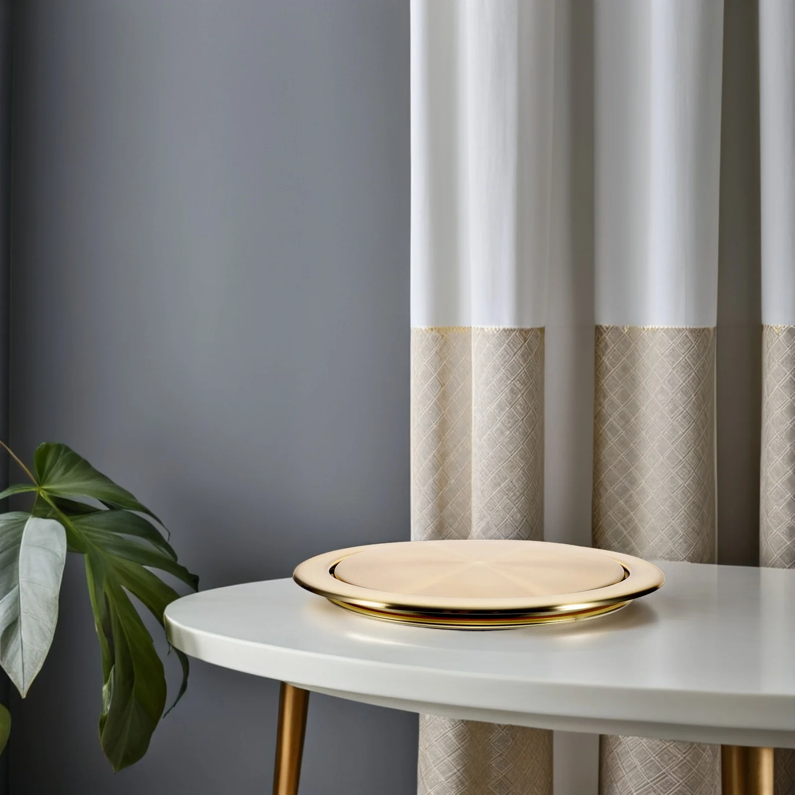 

Stainless Steel Recessed Trash Lid Swing Top for Countertop Trash Bin Compact Embedded Garbage Can Cover Smooth Edge Home